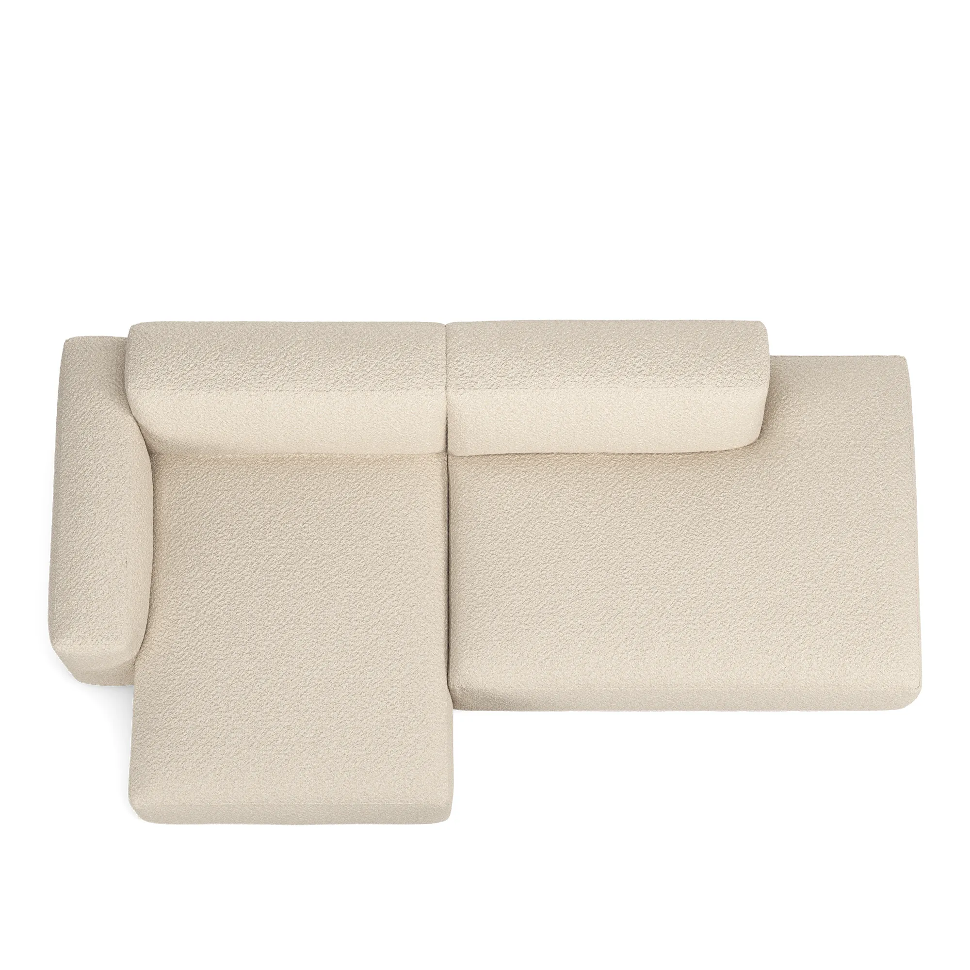 Brick 2-seters sofa sjeselong åpen ende høyre - 8