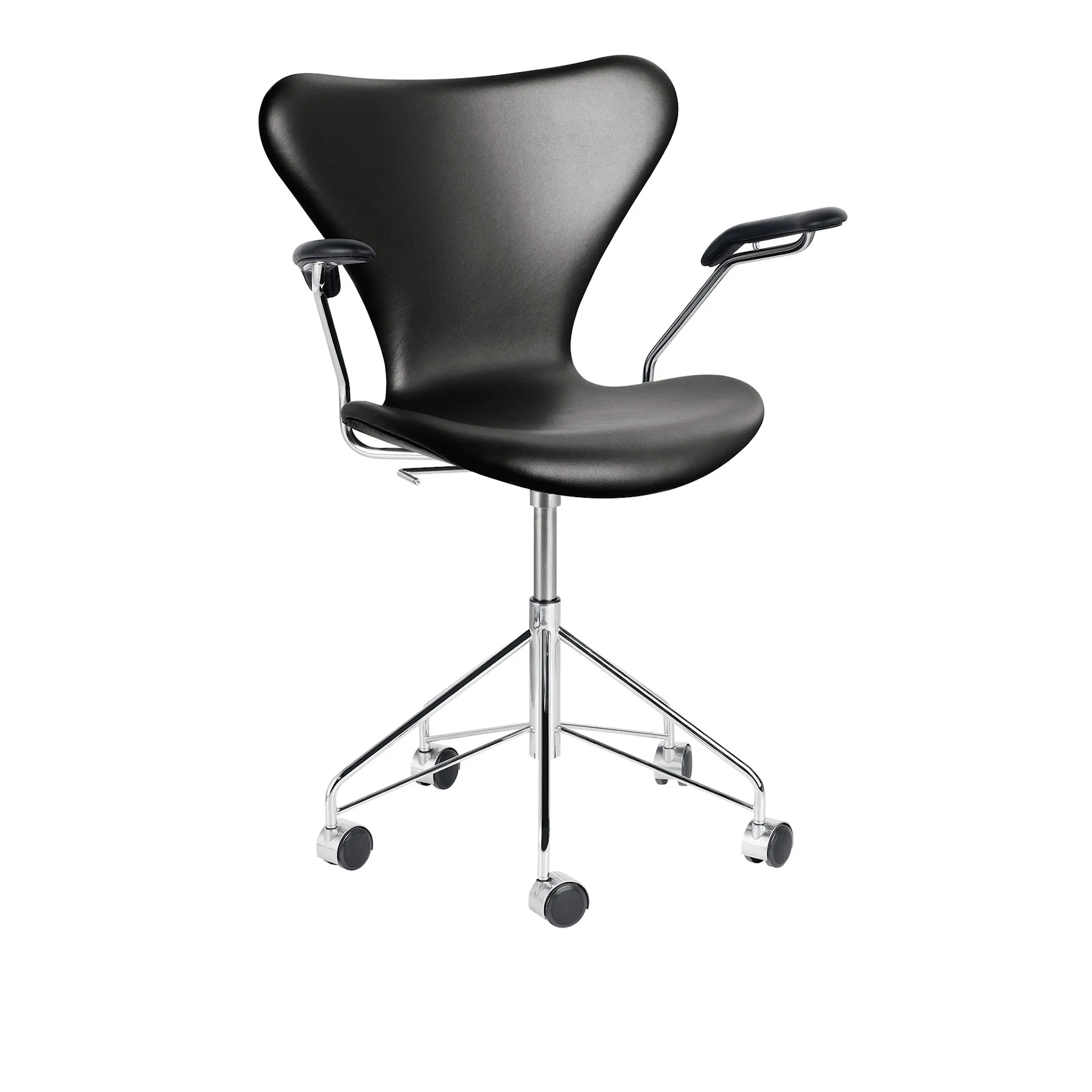 3217 Series 7 - Svingbar stol med ramme Helkledd stol - Fritz Hansen - Arne Jacobsen - NO GA