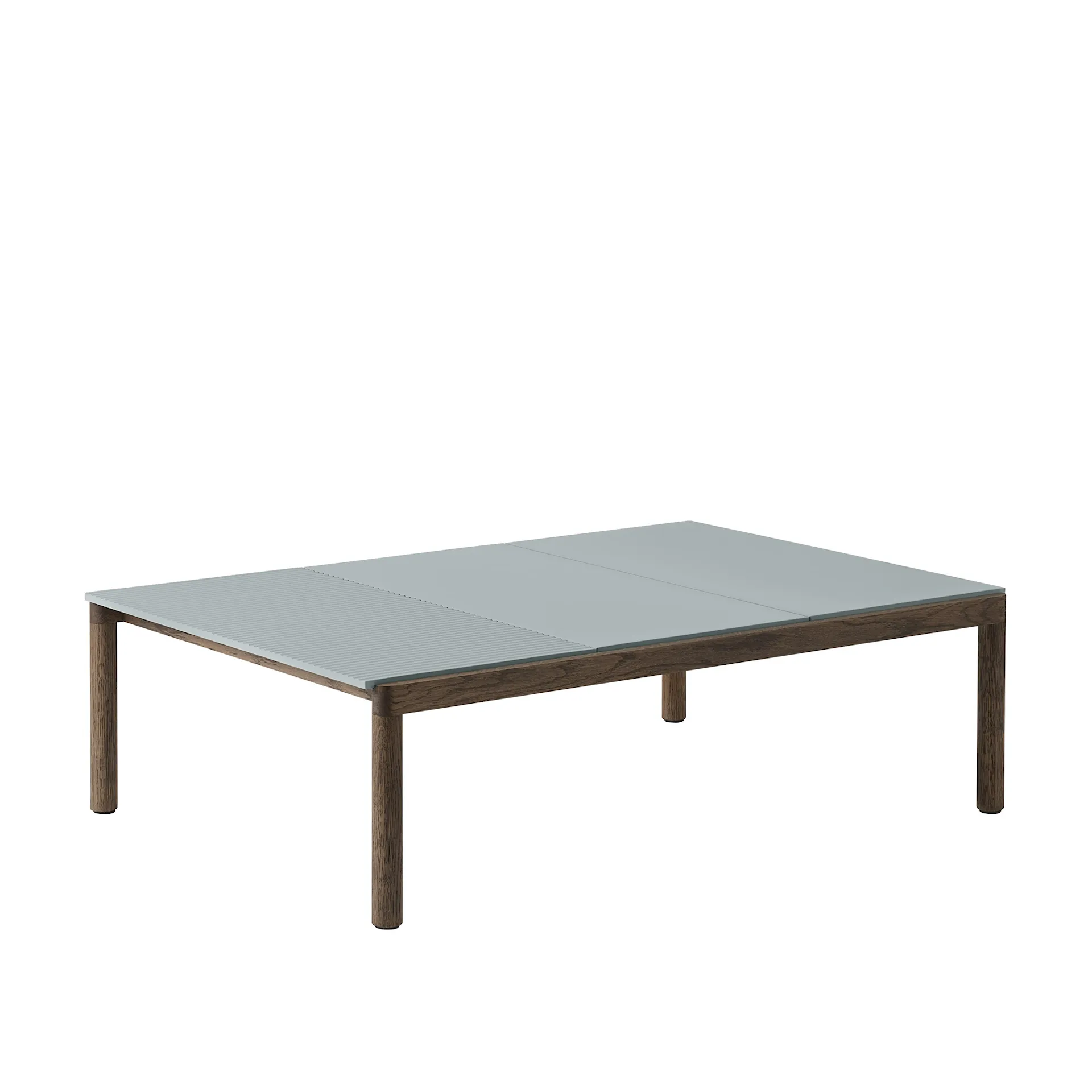 Couple Coffee Table 2 Plain 1 Wavy  120 x 84 x 35 - Muuto - NO GA