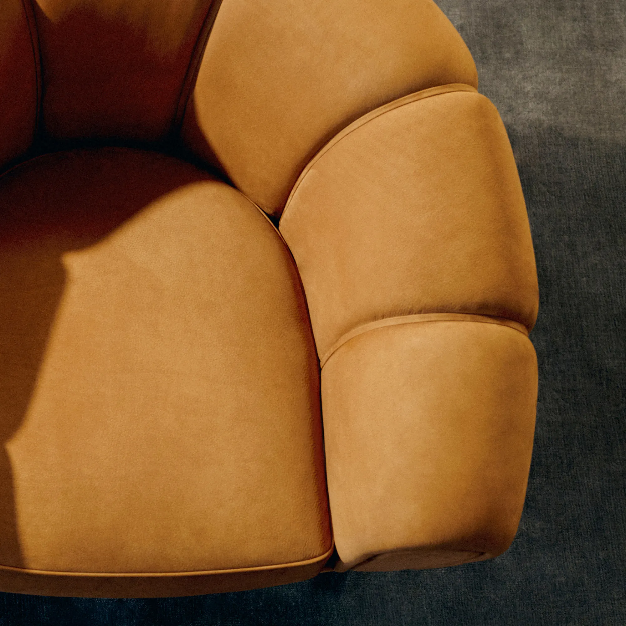 Croissant 3-seters sofa eik - 5