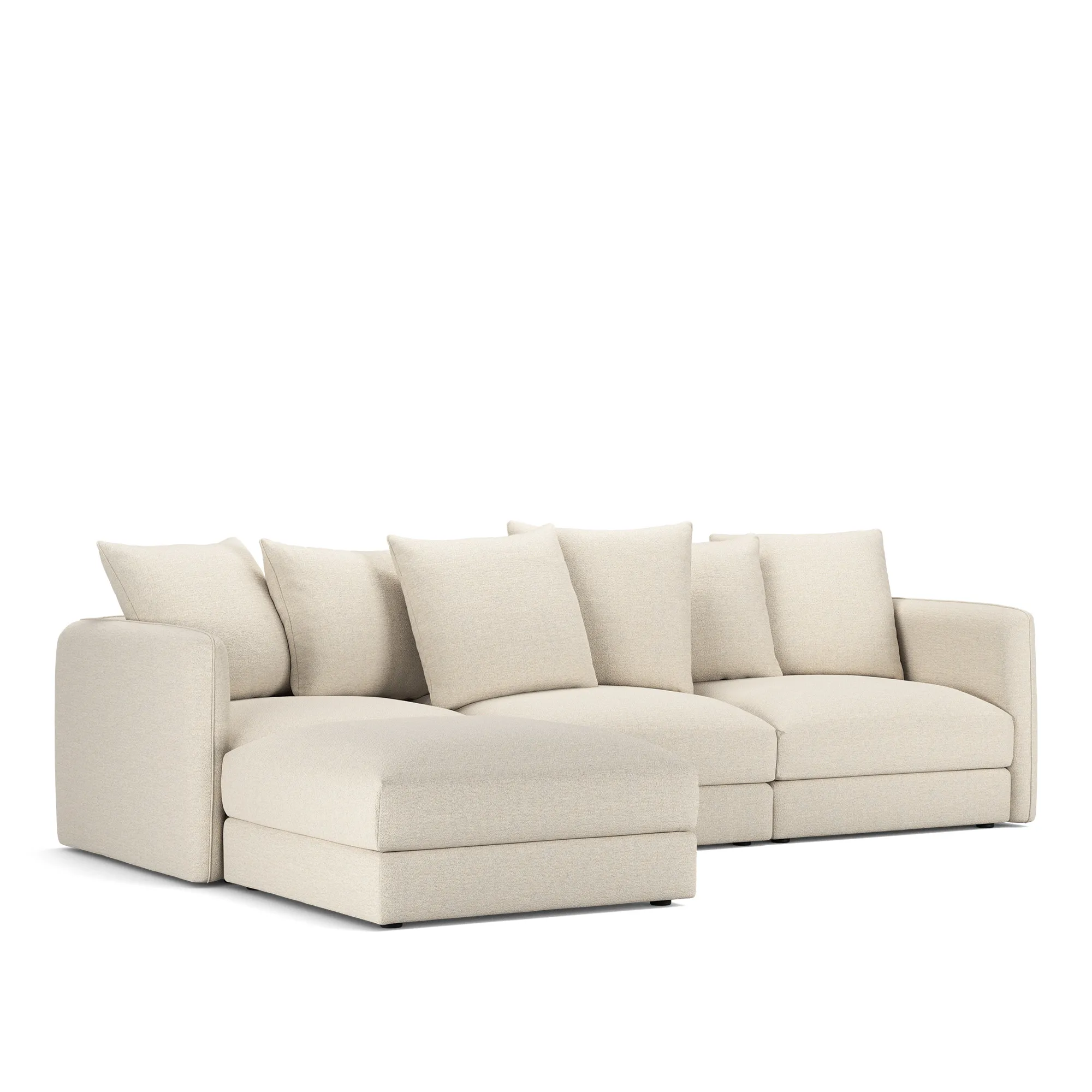 Pavarotti 01 3-seters sofa med fotskammel - 4