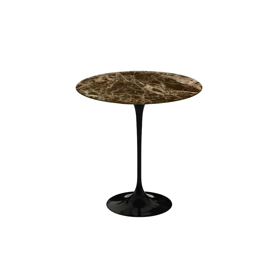 Saarinen Round sidebord Ø 51 cm Black