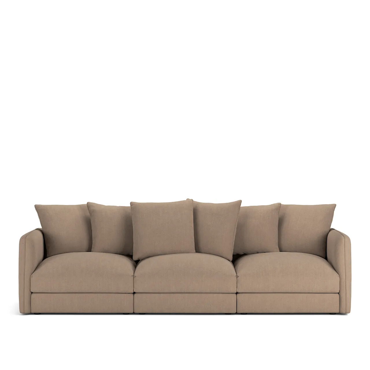 Pavarotti 3-Seater Shadow Green Fixed Upholstery