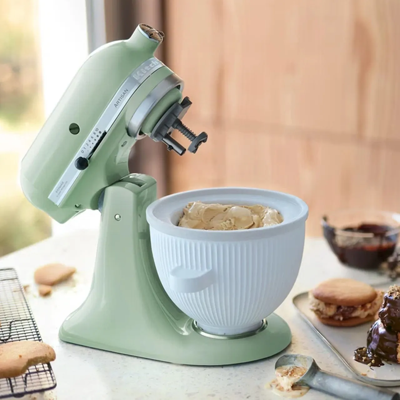 Artisan köksmaskin 4,8 L pistaccio 5KSM175PSEPT