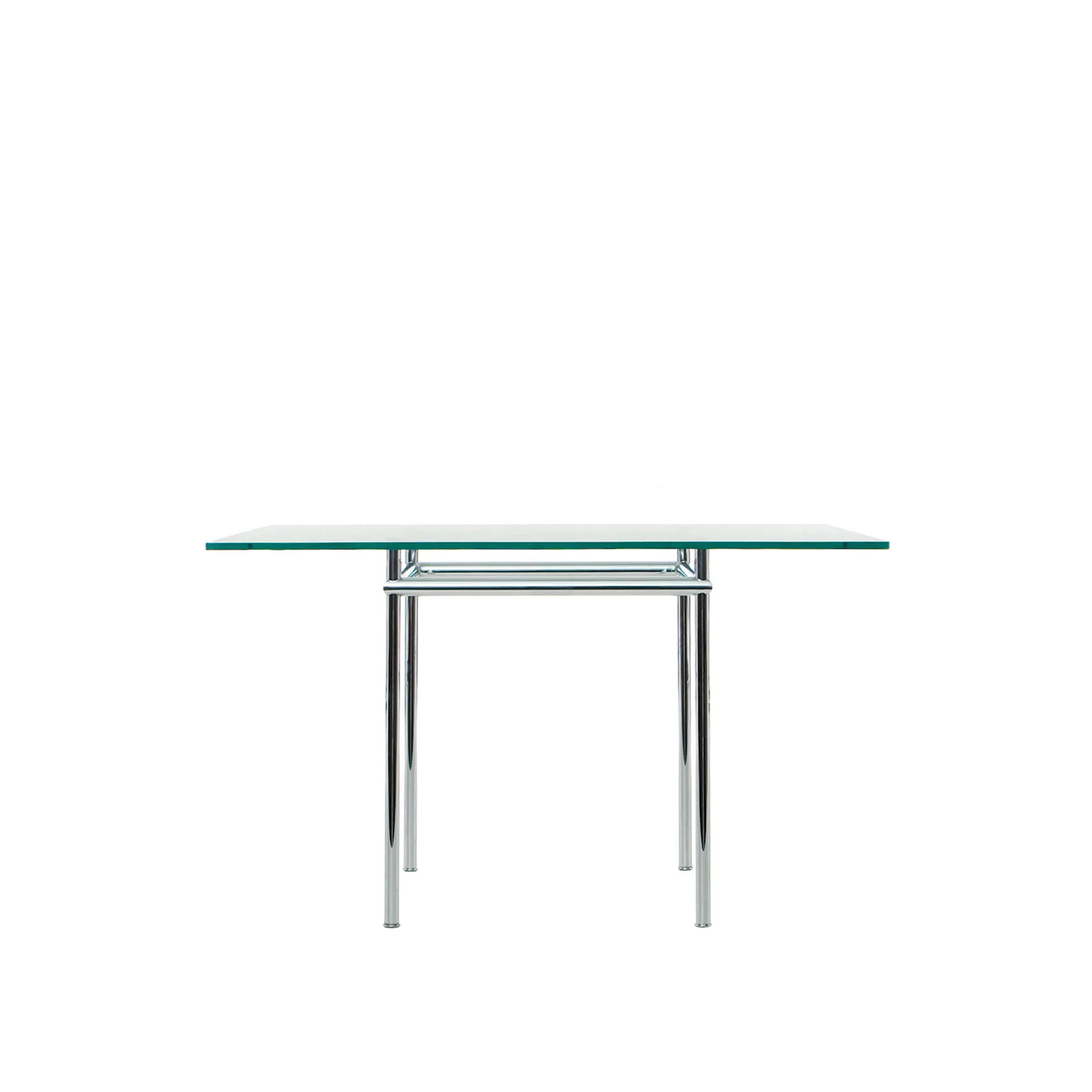 LC12 La Roche Table Chrome Steel Base 120 X 80 cm - Cassina - Le Corbusier - NO GA