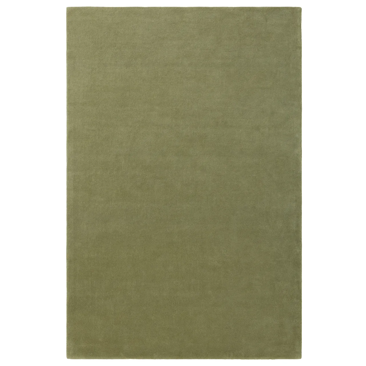 Origin Solid 200 x 300 cm Hand Tufted Rug Evergreen