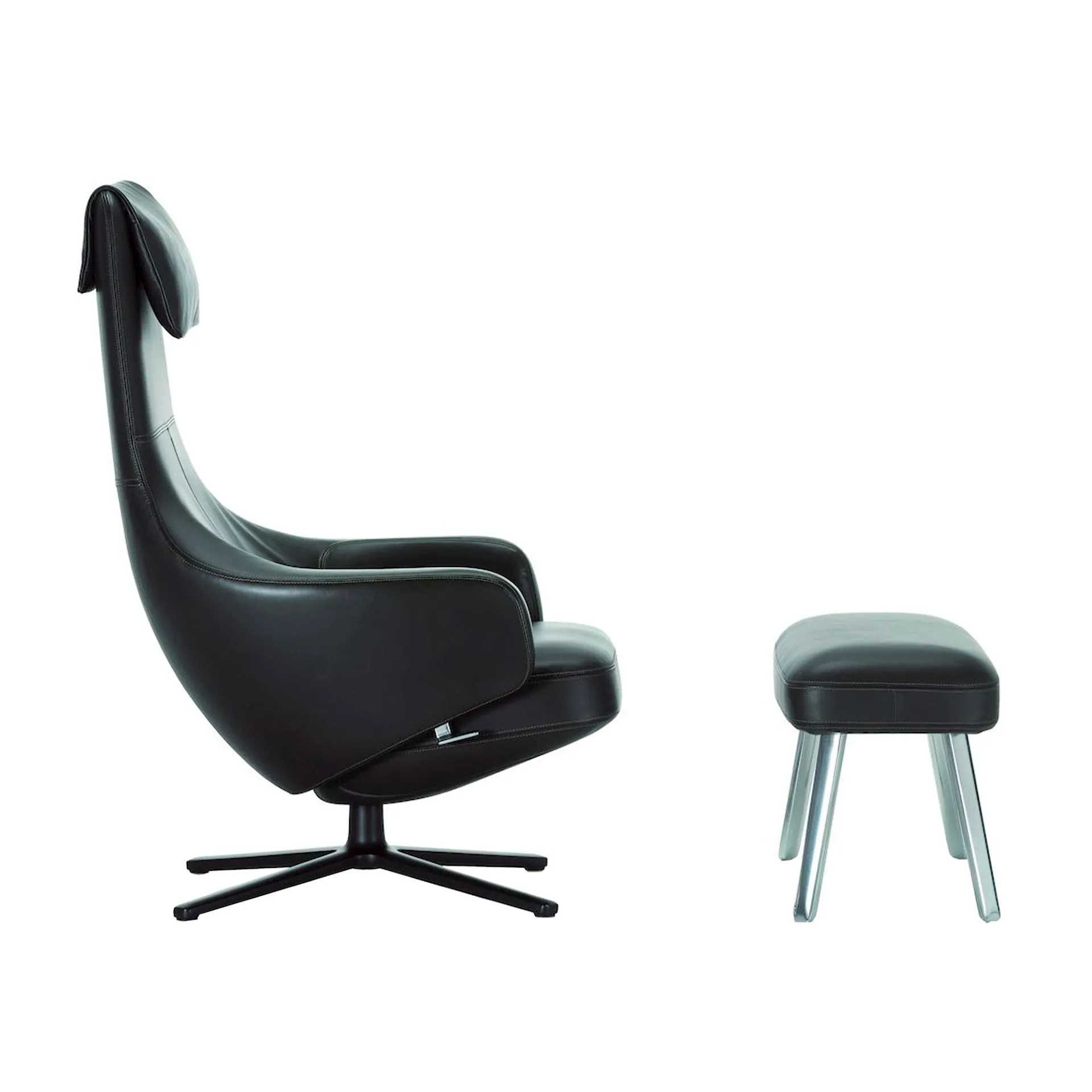 Repos lenestol & Repos Panchina fotskammel Polished - Vitra - Antonio Citterio - NO GA