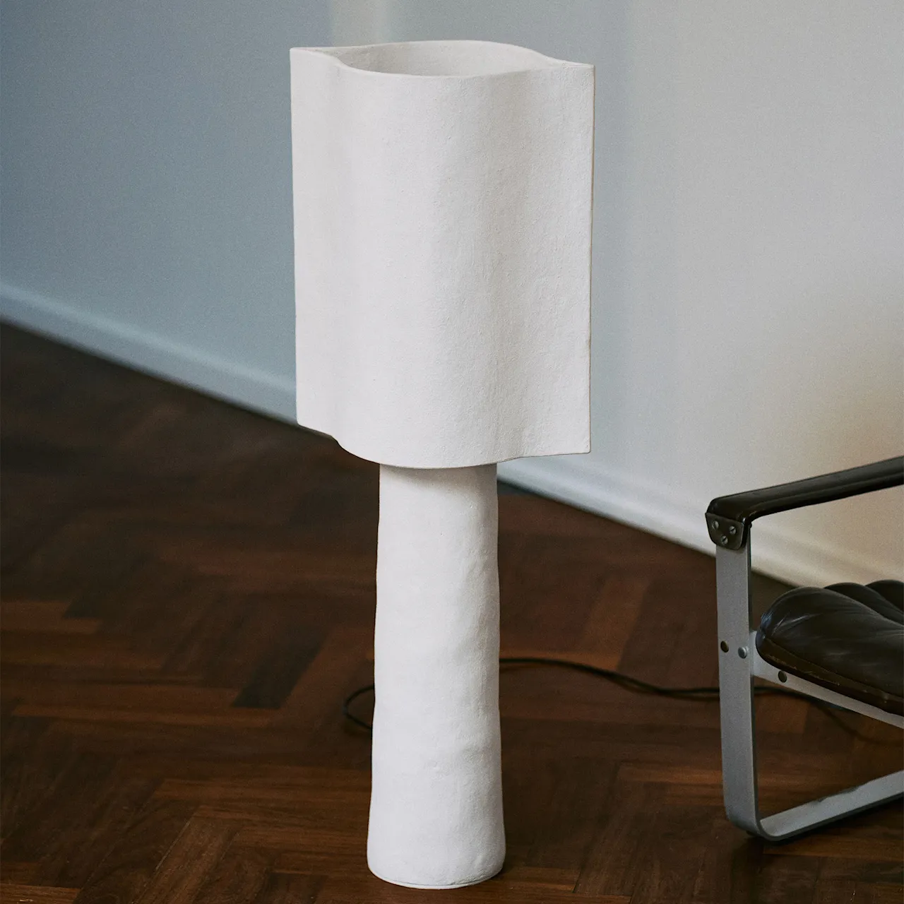 Gulvlampe 02 hvit jord
