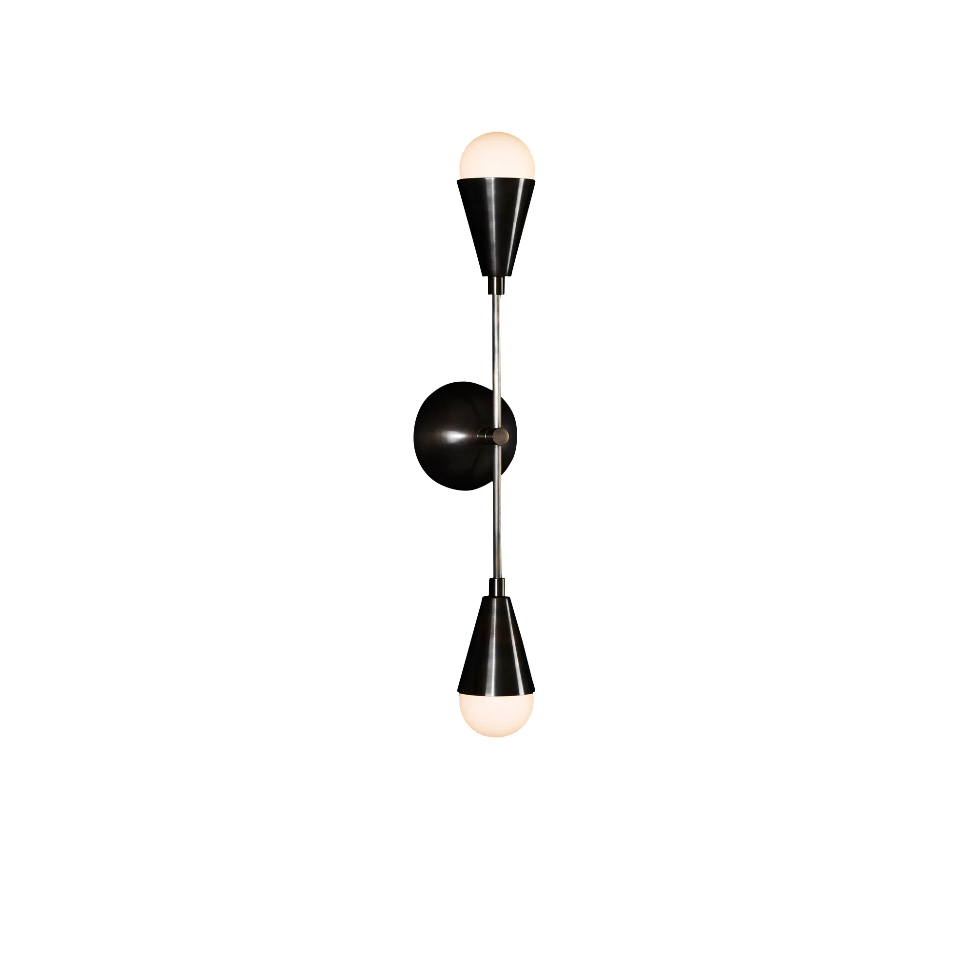Triad : 2 Sconce - Blackened Brass - 3
