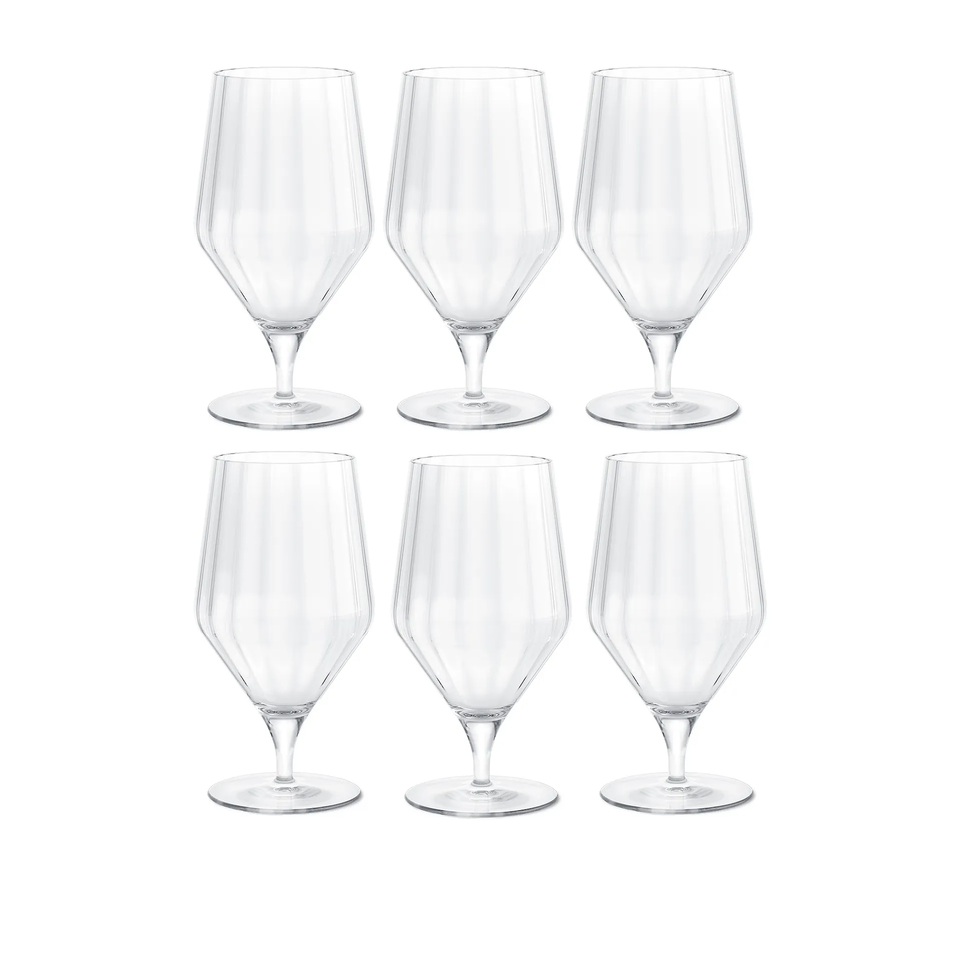 Bernadotte ølglass 52 cl 6-pak - Georg Jensen - Sigvard Bernadotte - NO GA