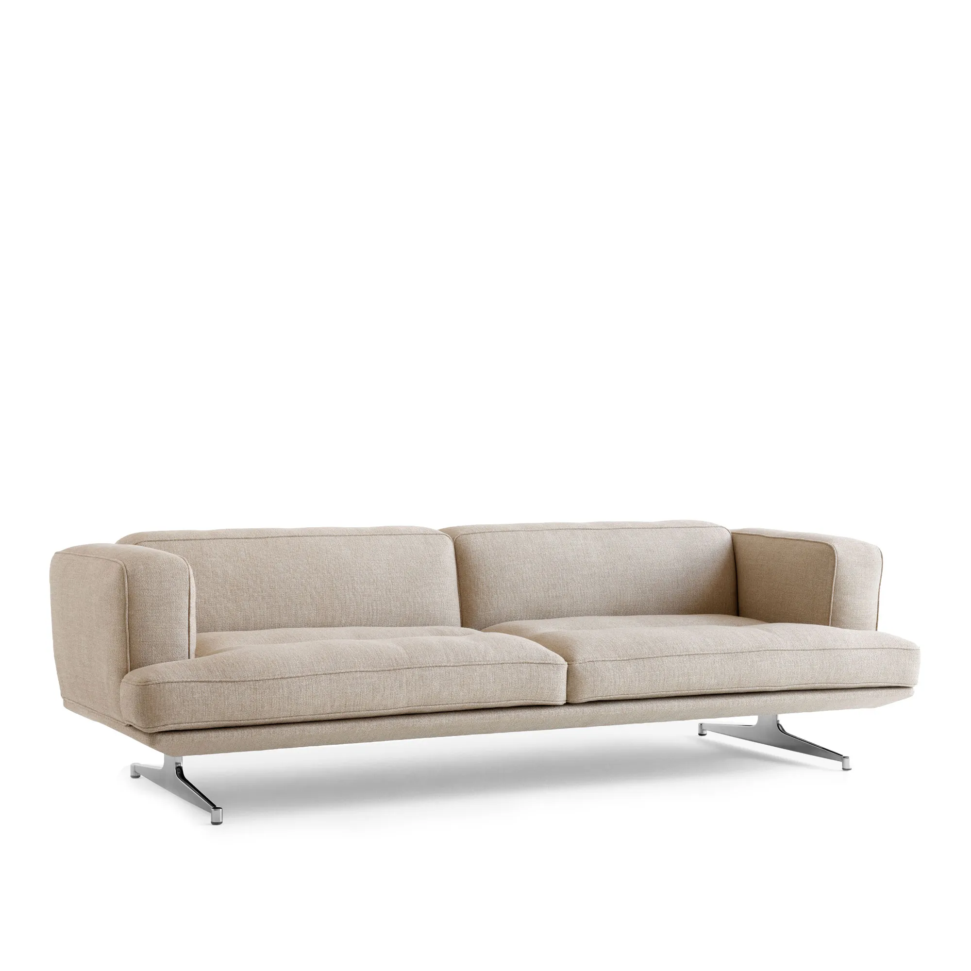 Inland AV23 3-seters sofa aluminium - 1