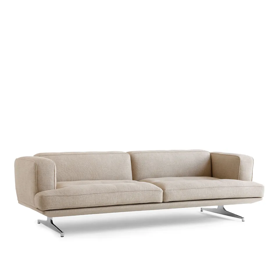 Inland AV23 3-seters sofa aluminium