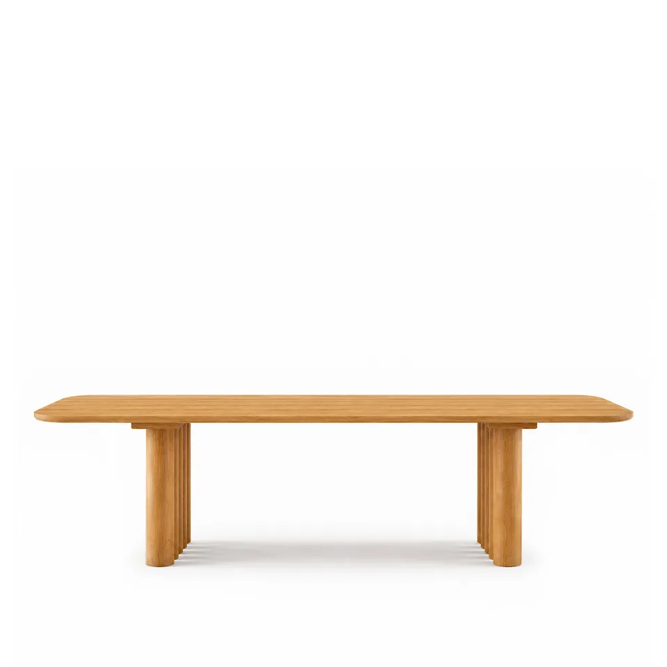 Plush rektangulært spisebord