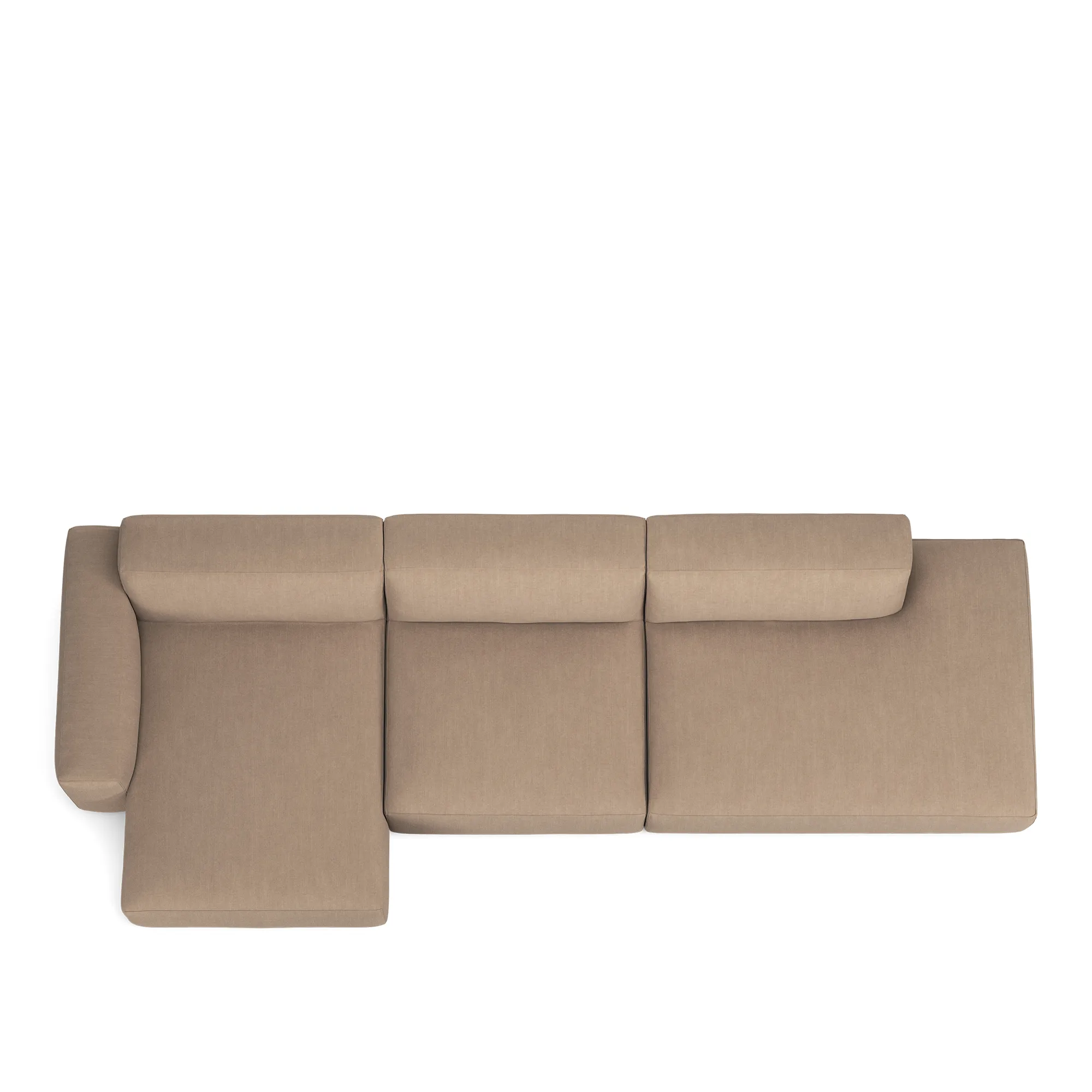 Brick 3-seters sofa sjeselong åpen ende høyre - 8