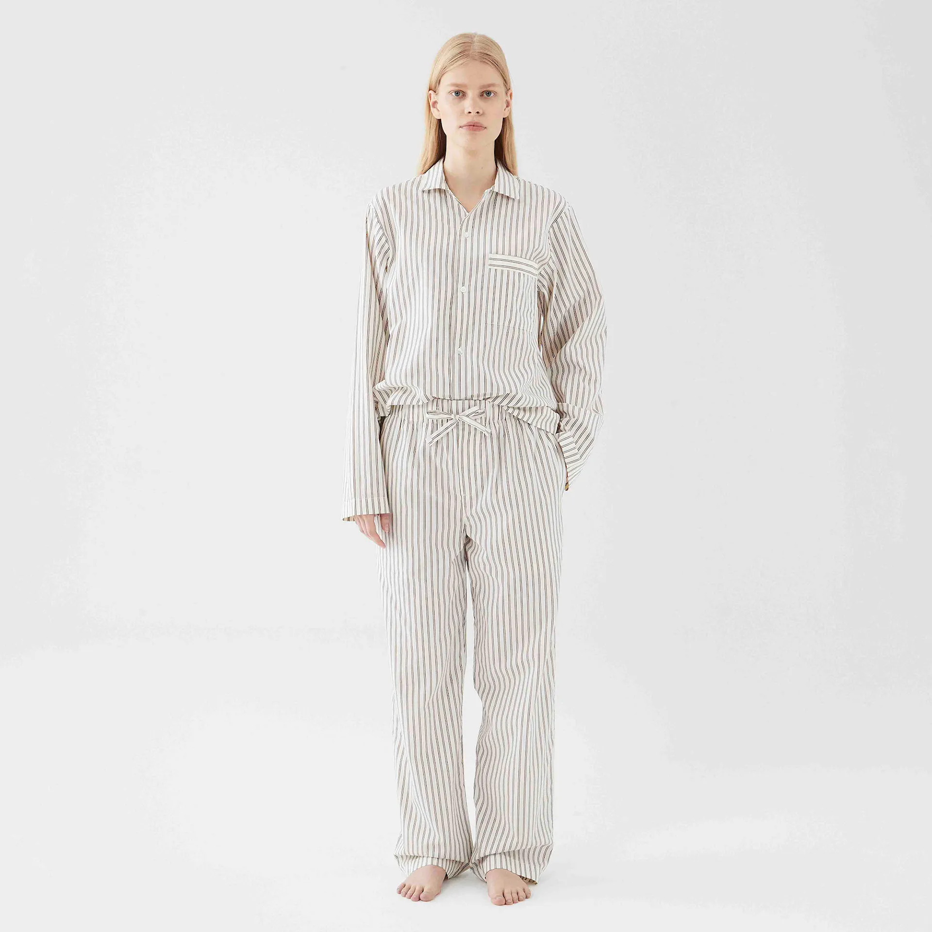 Poplin Sleepwear Pants Hopper Stripes - TEKLA - NO GA