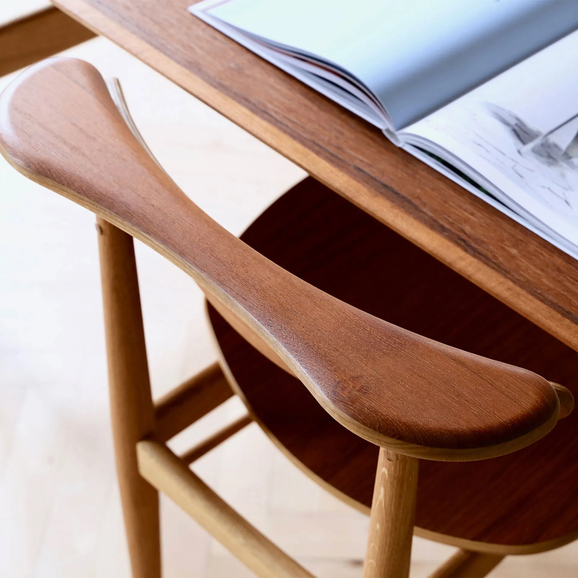 Reading stol - Veneer Seat - House of Finn Juhl - Finn Juhl - NO GA