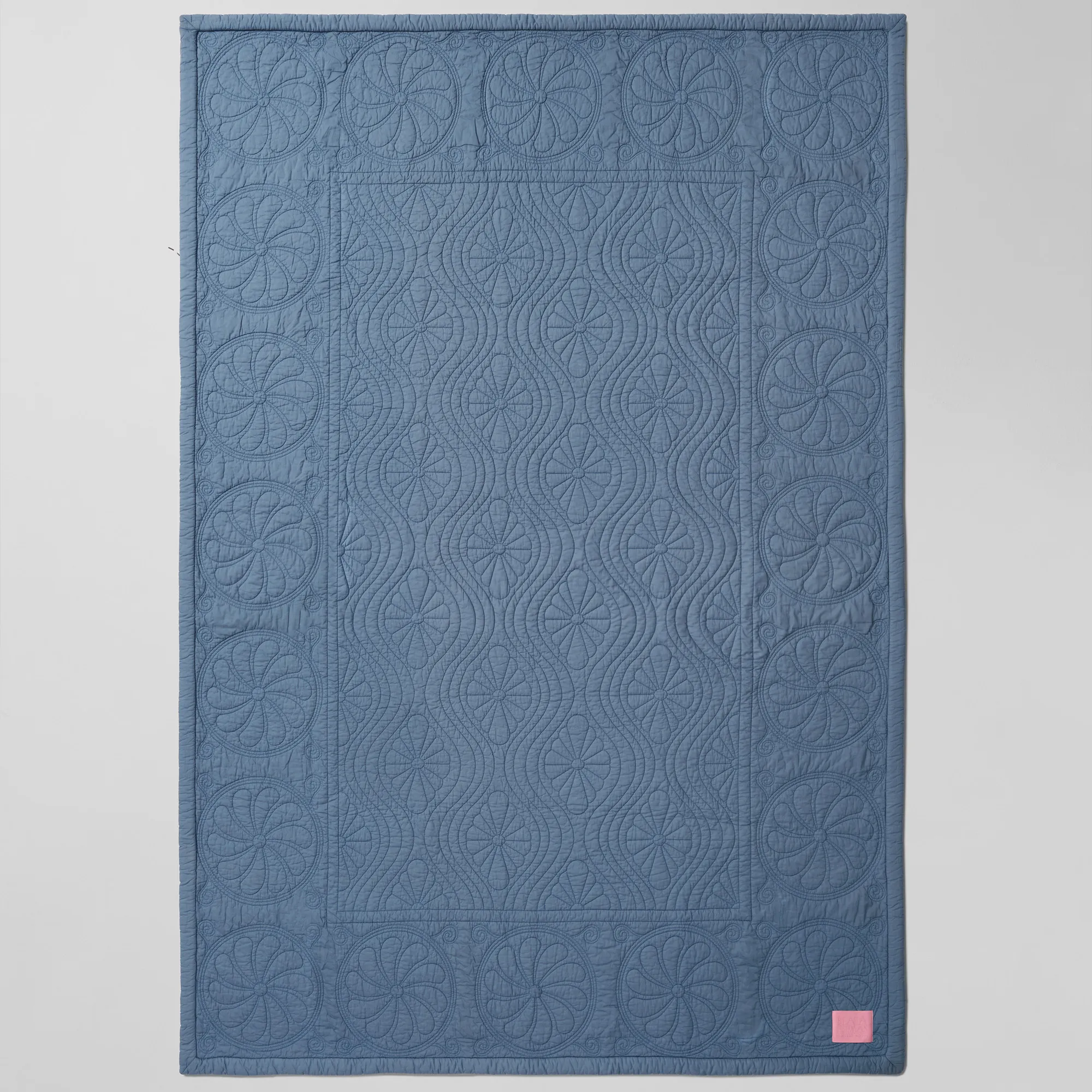 Durham Dawn Blue/Light Blue sengeteppe - 7