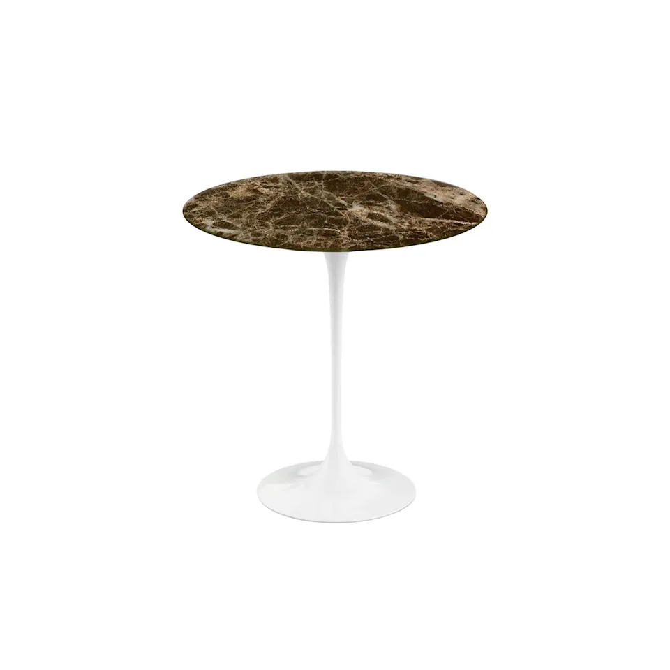 Saarinen Round sidebord Ø 51 cm White