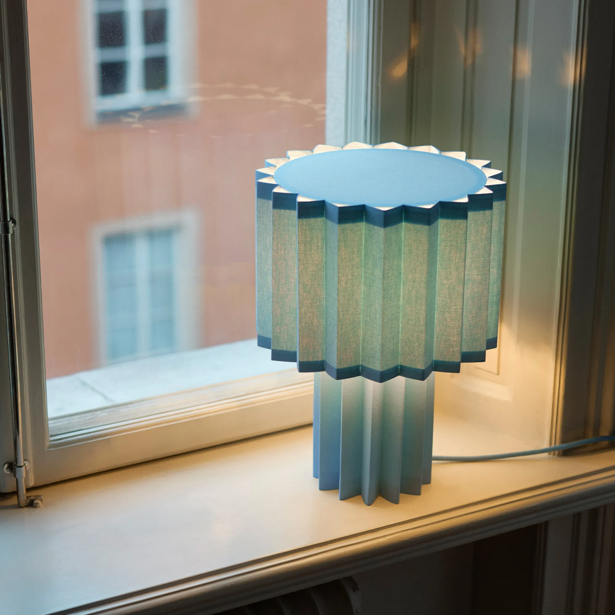 Plissé bordlampe - 6