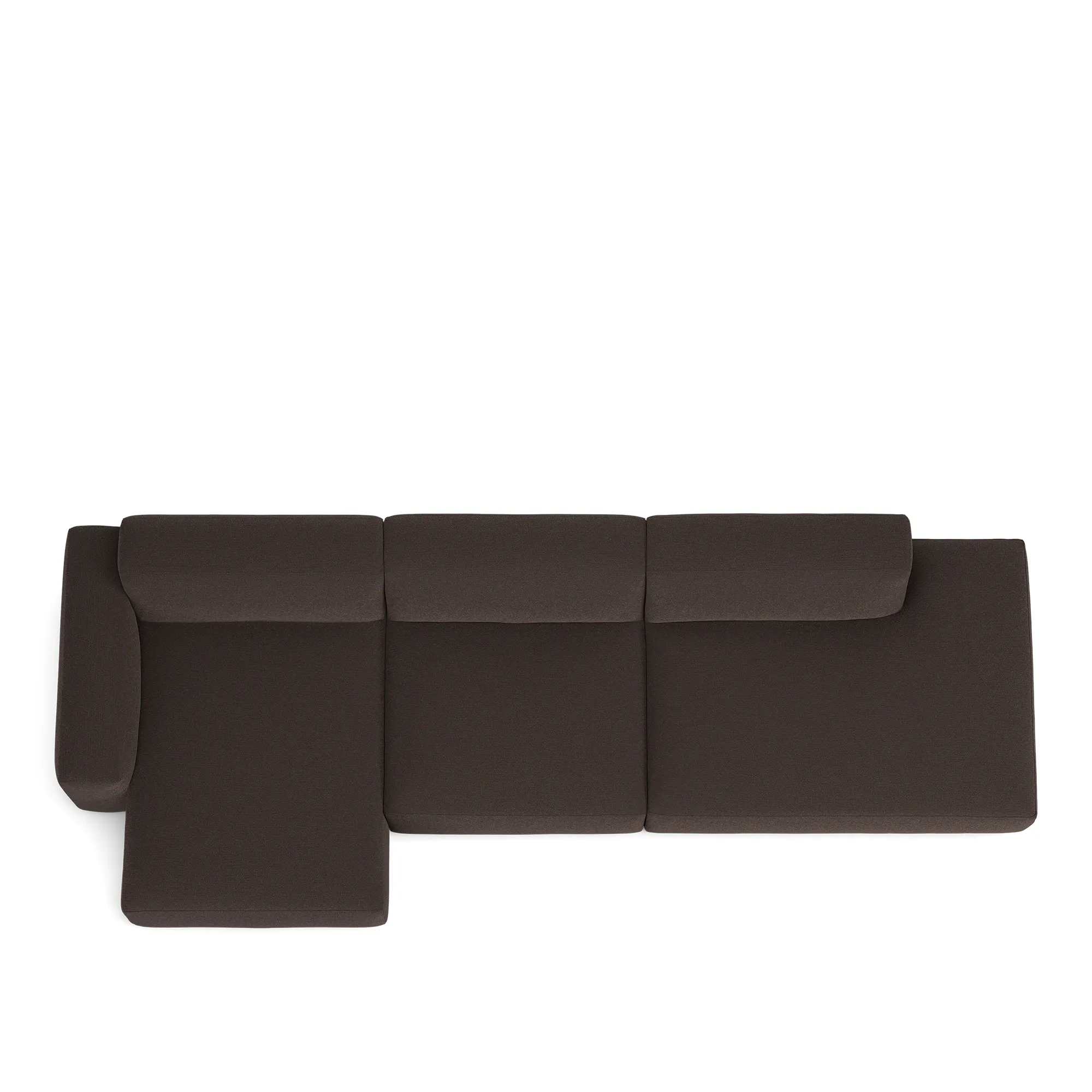 Brick 3-seters sofa sjeselong åpen ende høyre - 8
