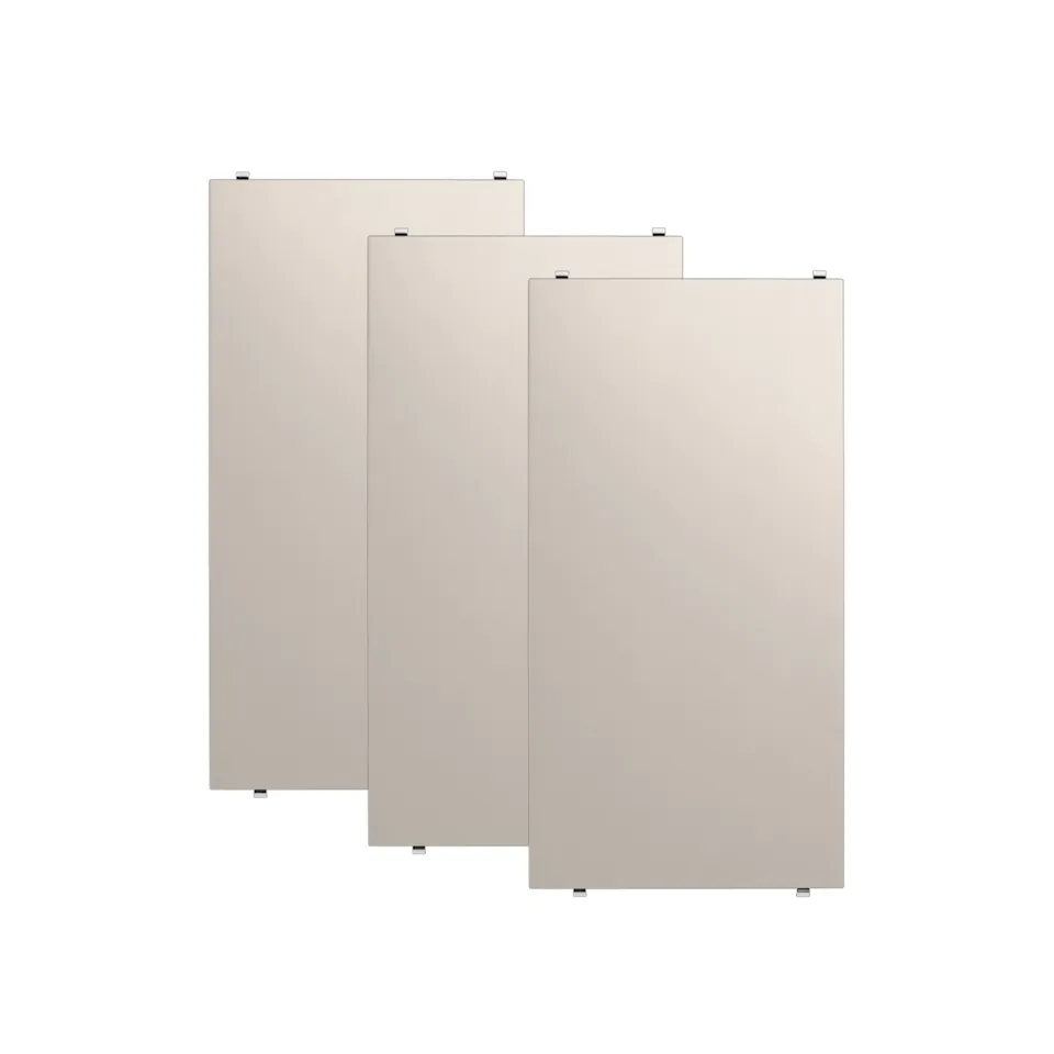 Hylleplate 58x30cm 3-pack beige