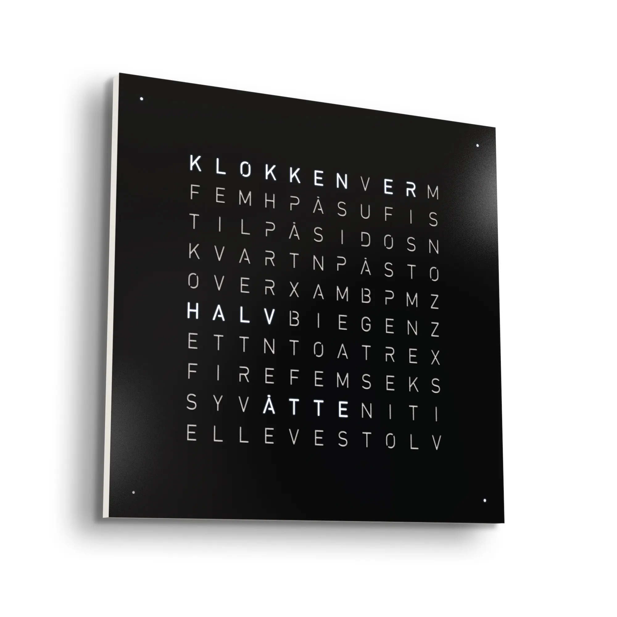 Qlocktwo Earth 45 Creator's Edition – Black Pepper - 2