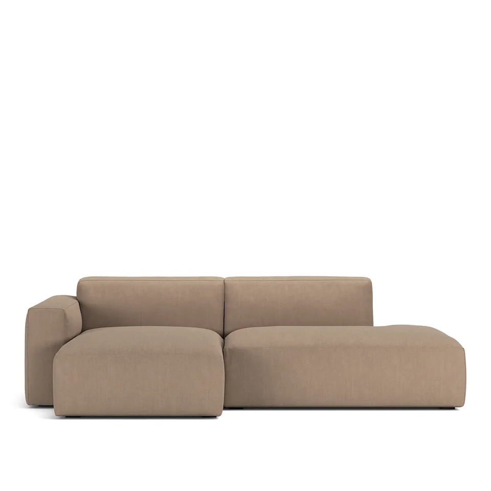 Brick 2-seters sofa sjeselong åpen ende høyre