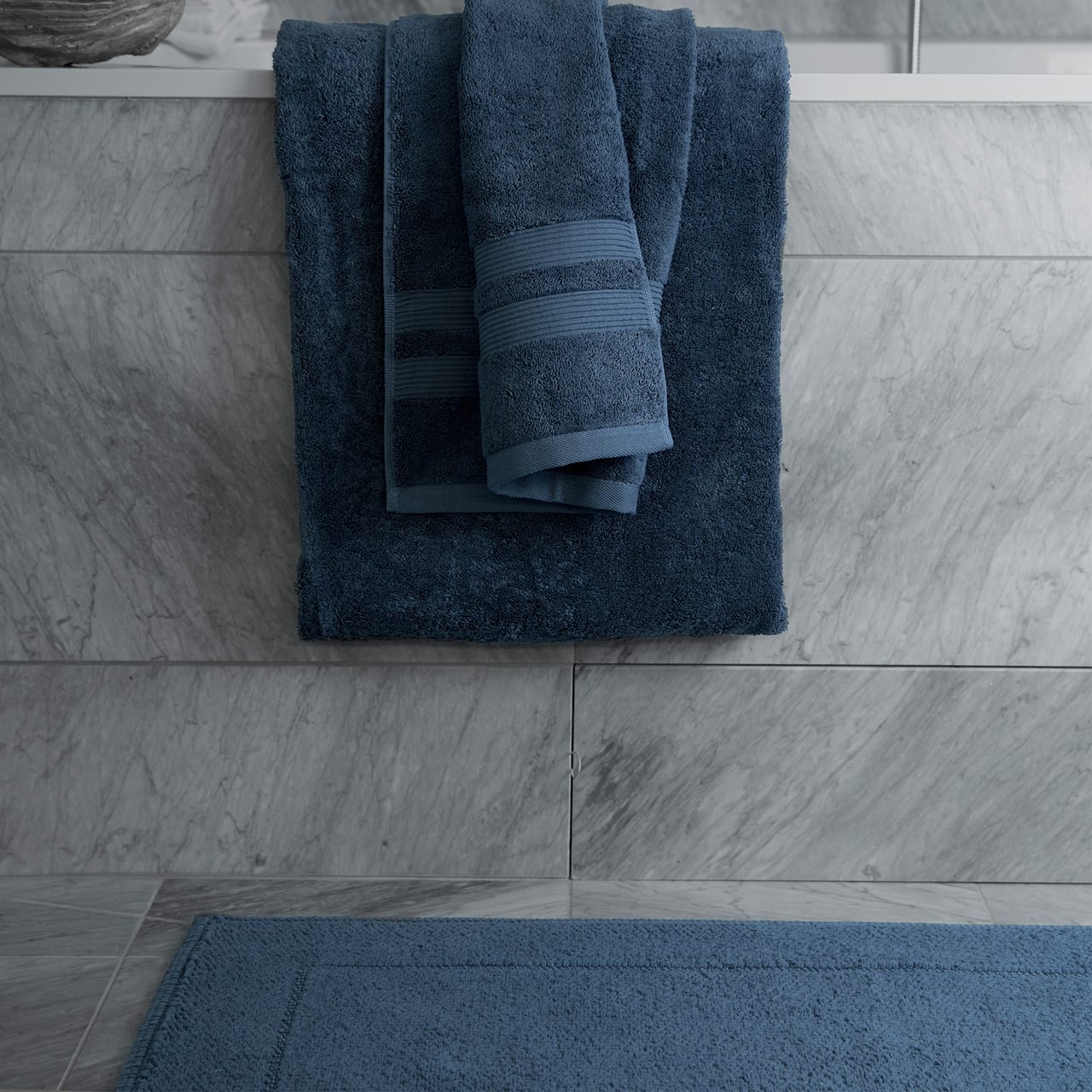 Fontana Towel Organic Dark Blue