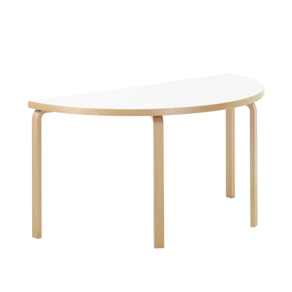 Aalto Table Half-Round 96 spisebord
