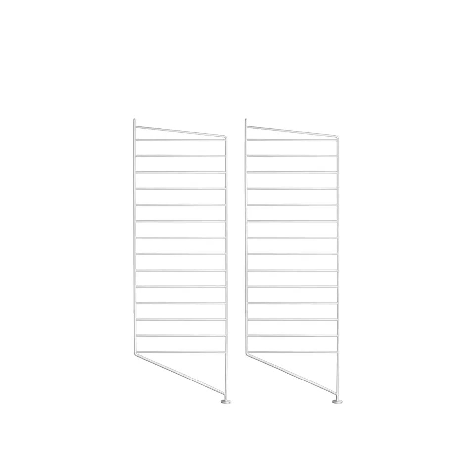 Gulvgavl 85x30cm 2-pack hvit