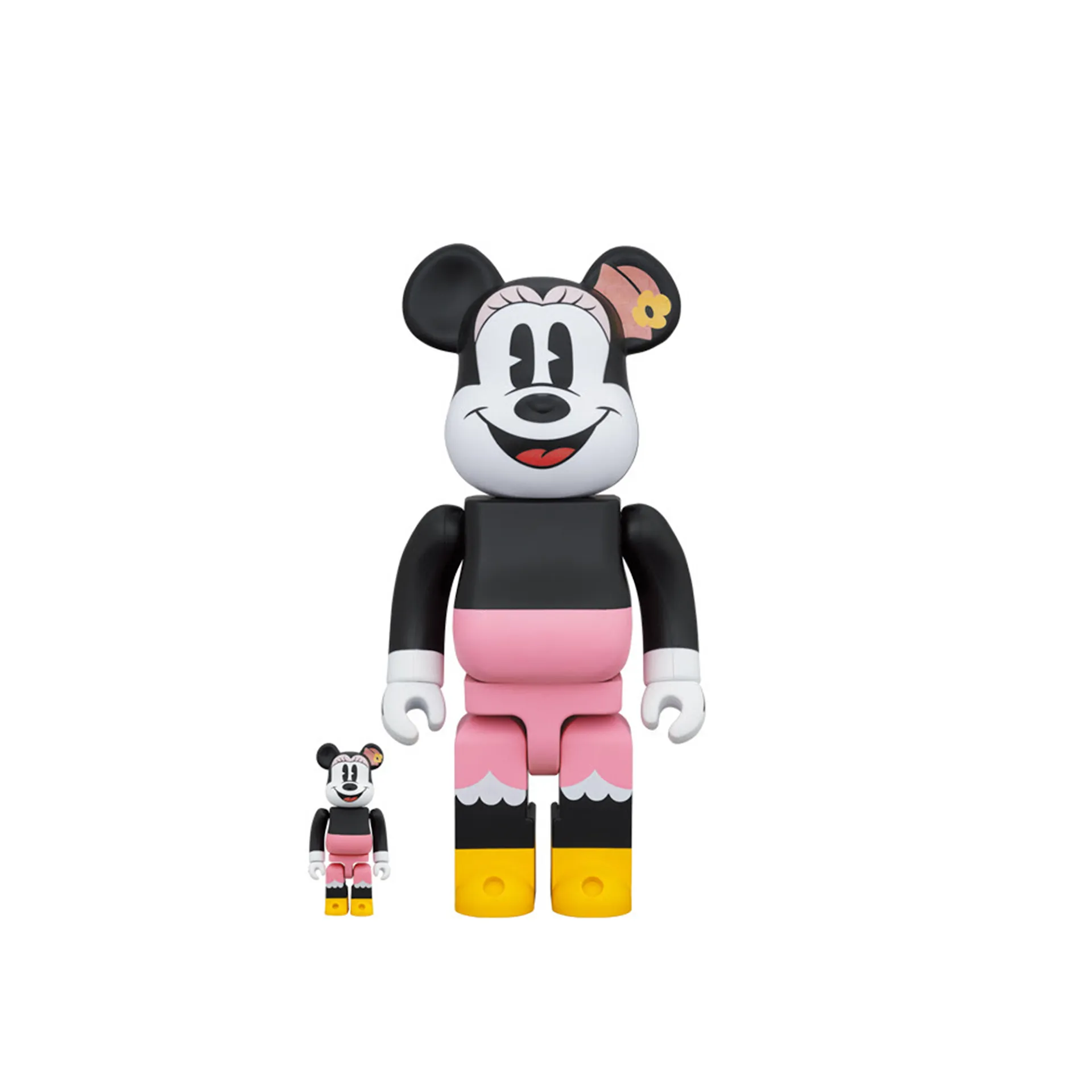 BE@RBRICK Box Lunch Minnie Mouse 100% & 400% - Medicom Toy - NO GA