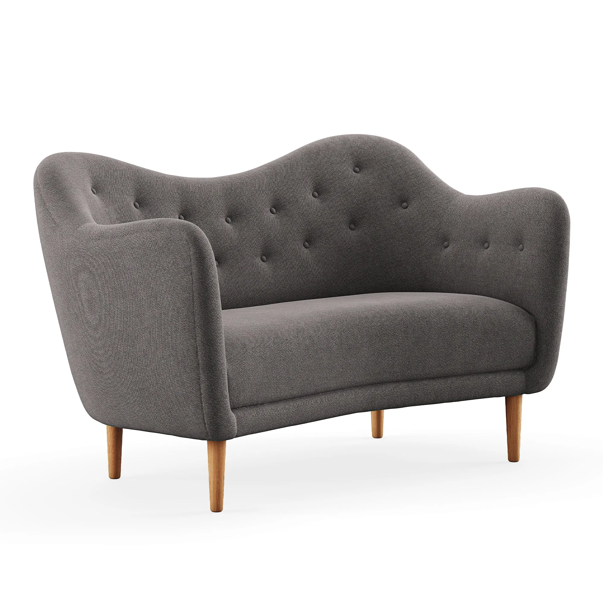 46 sofa Dark oiled oak - 1
