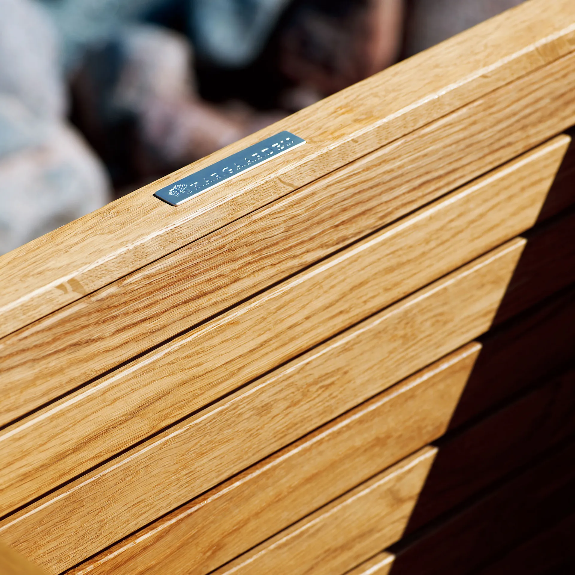 Häringe Table Medium - Teak/Børstet Rustfritt Stål - Skargaarden - NO GA