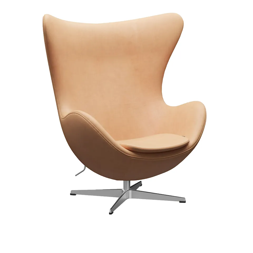 3316 Egget lenestol Satin Polished