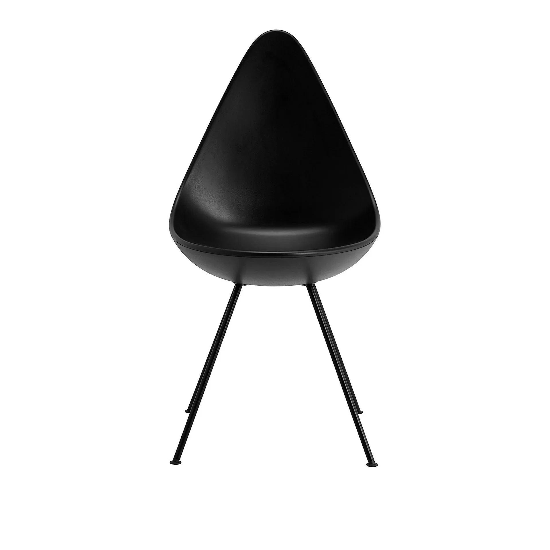 3110 Drop stol Black - Fritz Hansen - Arne Jacobsen - NO GA