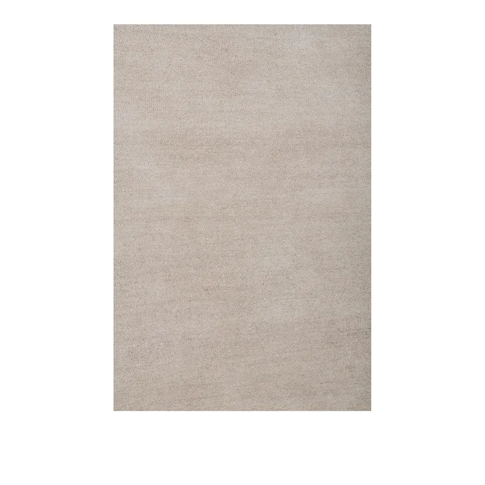 Solid Wool Soft Beige 2x3