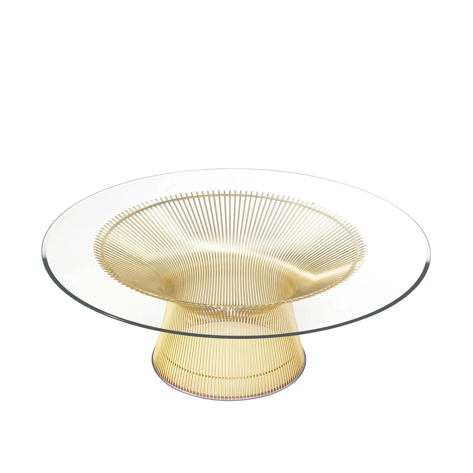 Platner salongbord Ø 92 cm 18K gull - Knoll - Warren Platner - NO GA