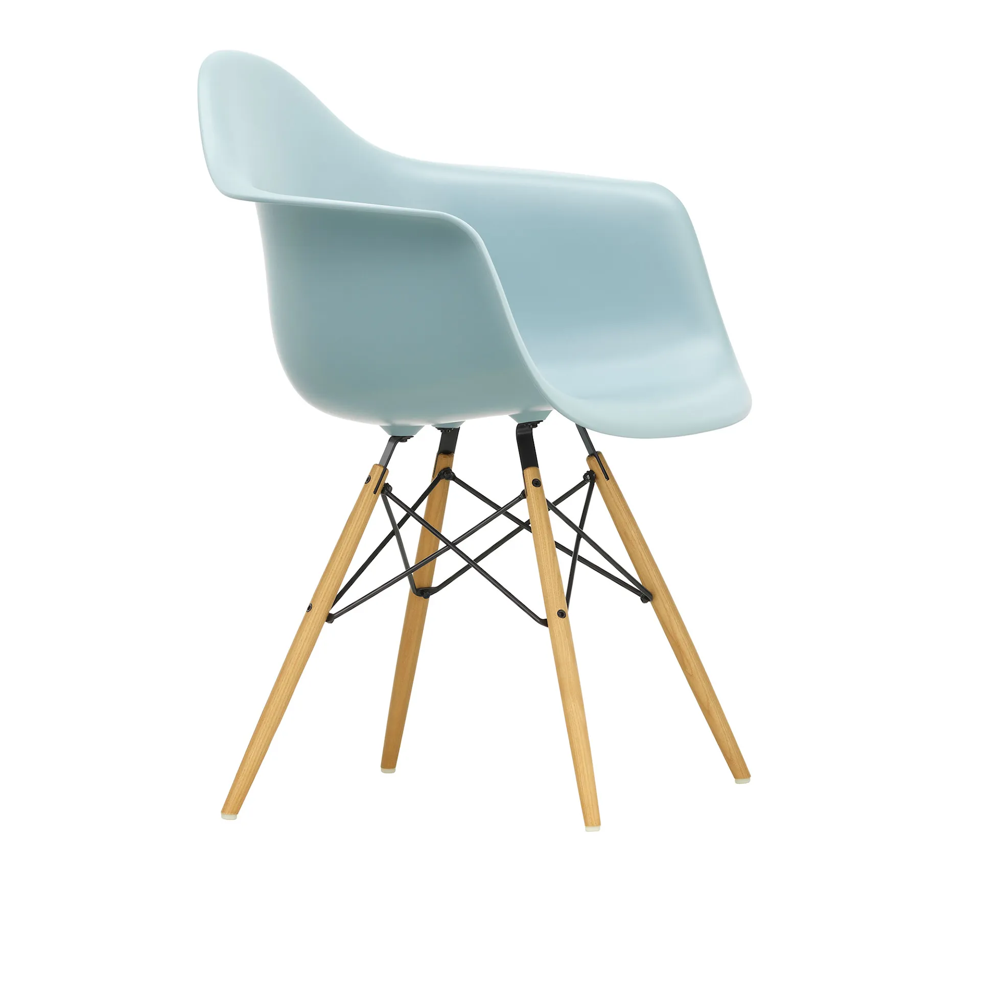 Eames RE Plastic Armchair DAW spisestuestol Ash Honey Tone - Vitra - Charles & Ray Eames - NO GA