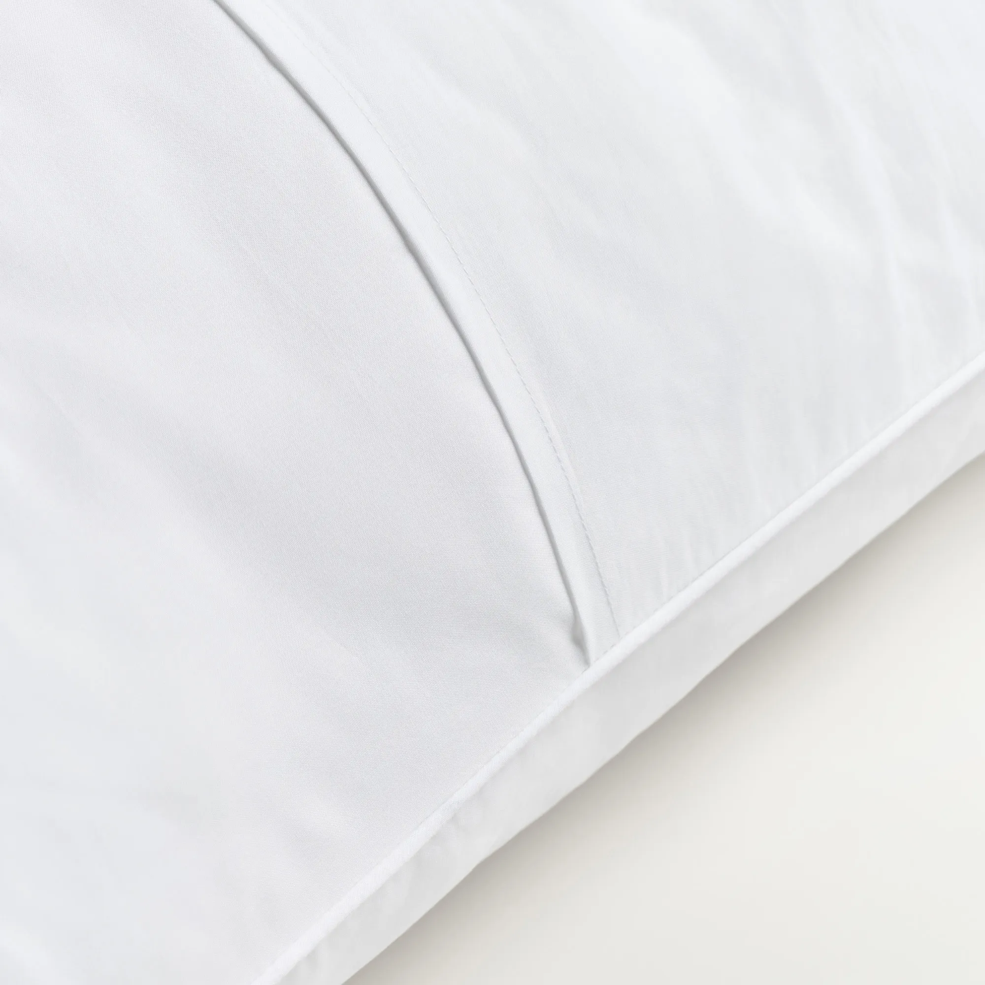 Percale Crisp White/White sengesett - 6