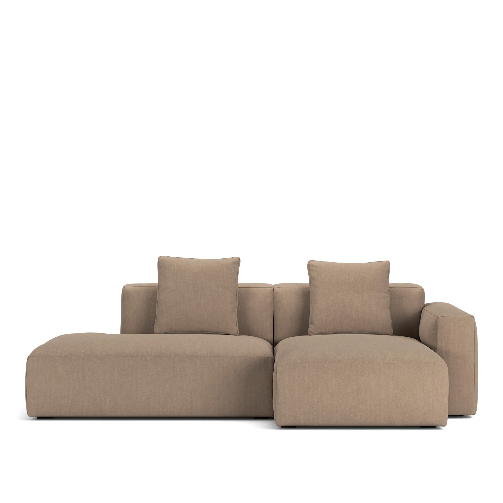Brick 2-seters sofa sjeselong åpen ende venstre - 10