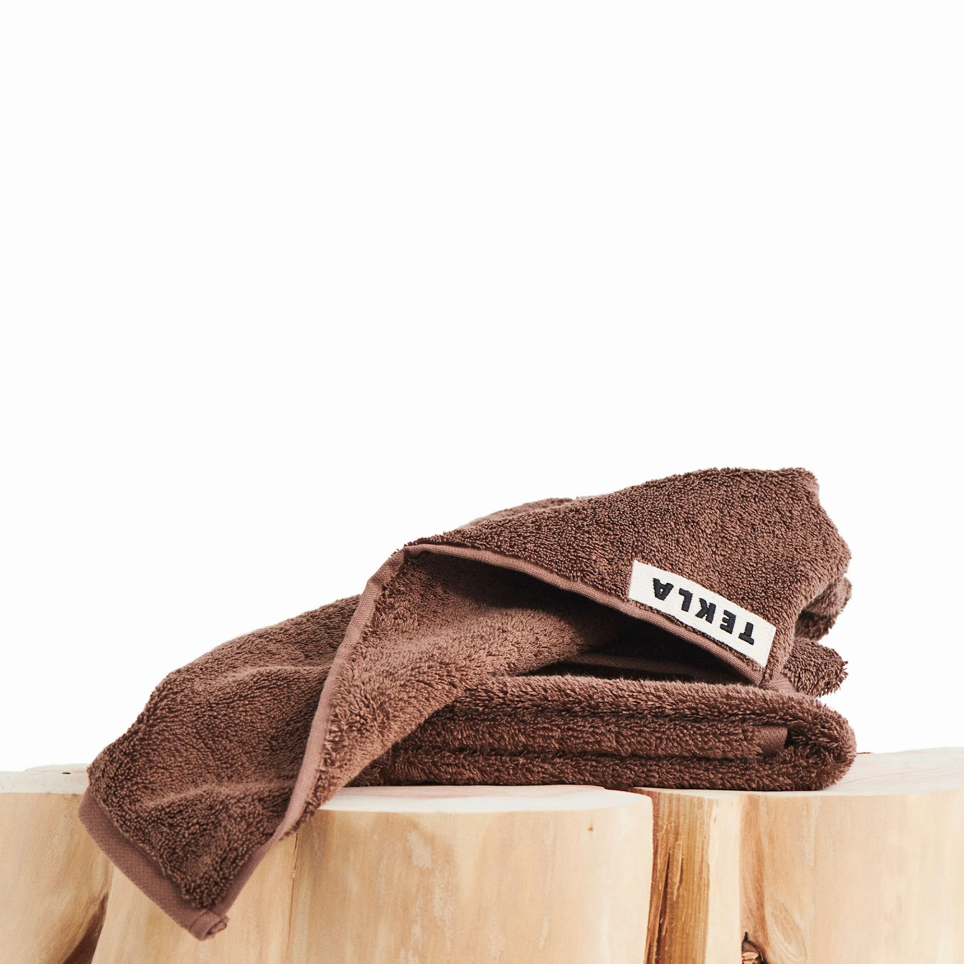 Terry Towel Kodiak Brown - TEKLA - NO GA