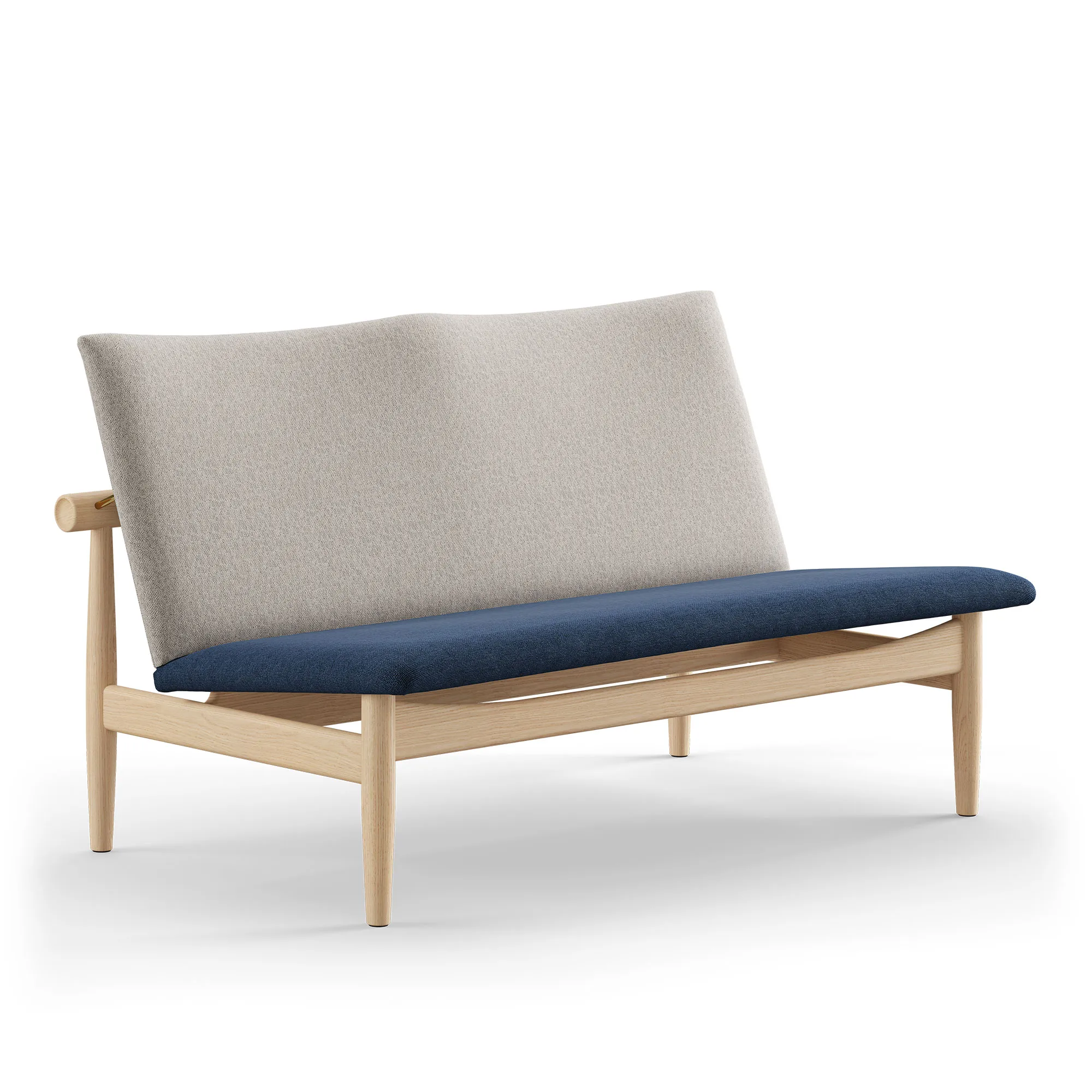 Japan sofa 2-seter Clear oiled oak - 1