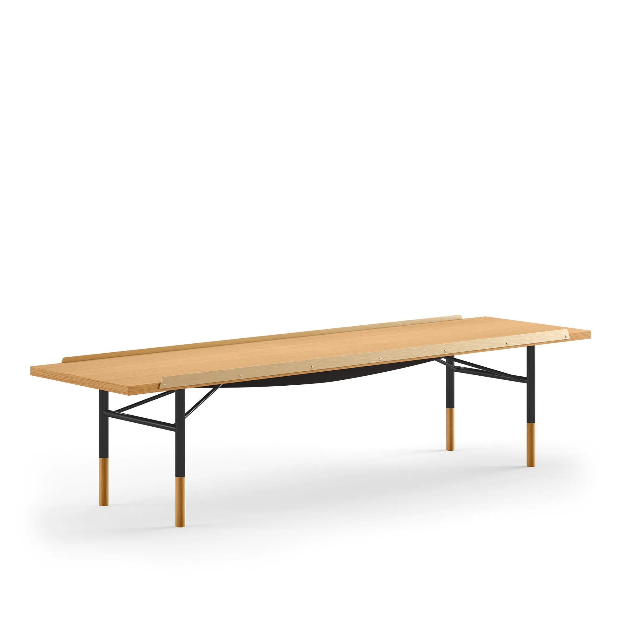 Table Bench Small med mässingskanter - 1