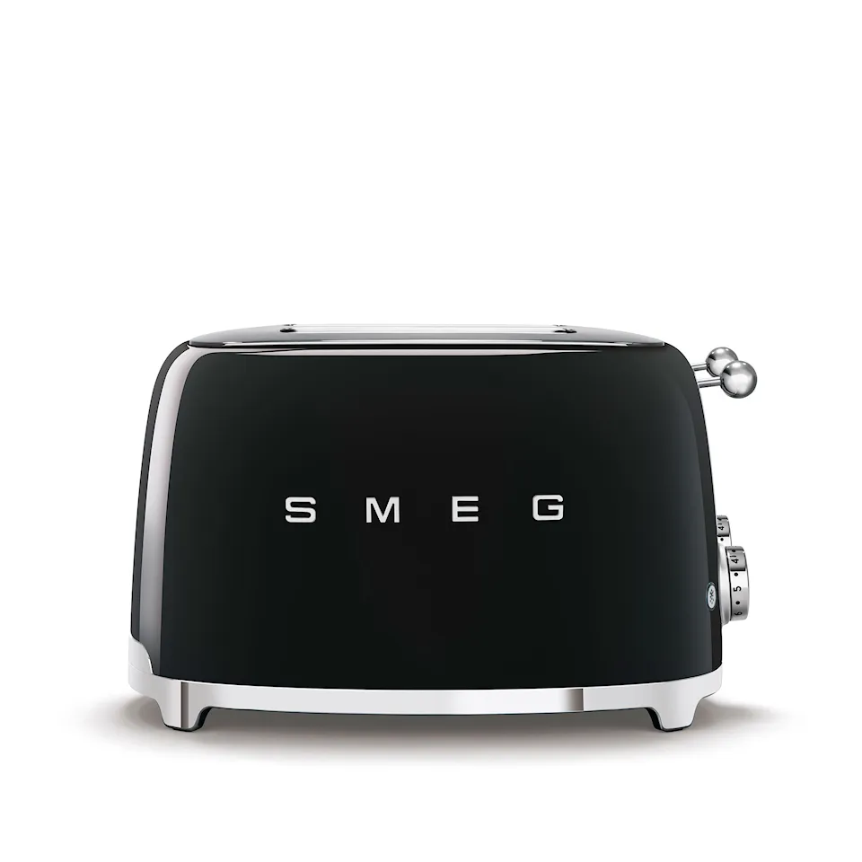 Smeg 4 Slot Toaster Black