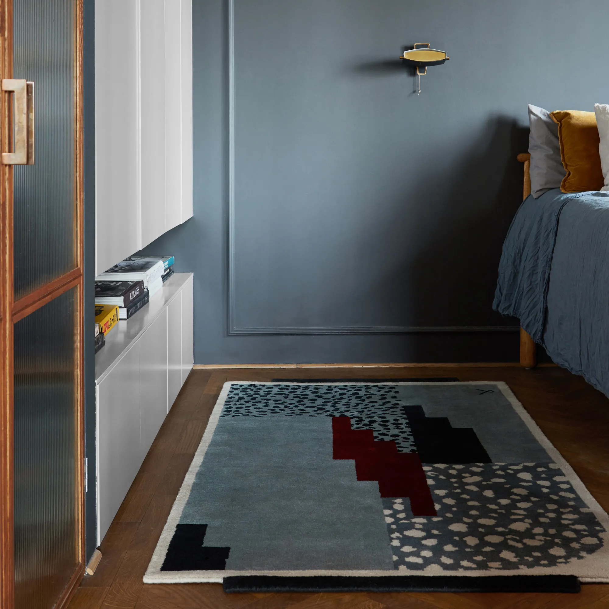 Art Deco 1 Blue ullteppe - 4