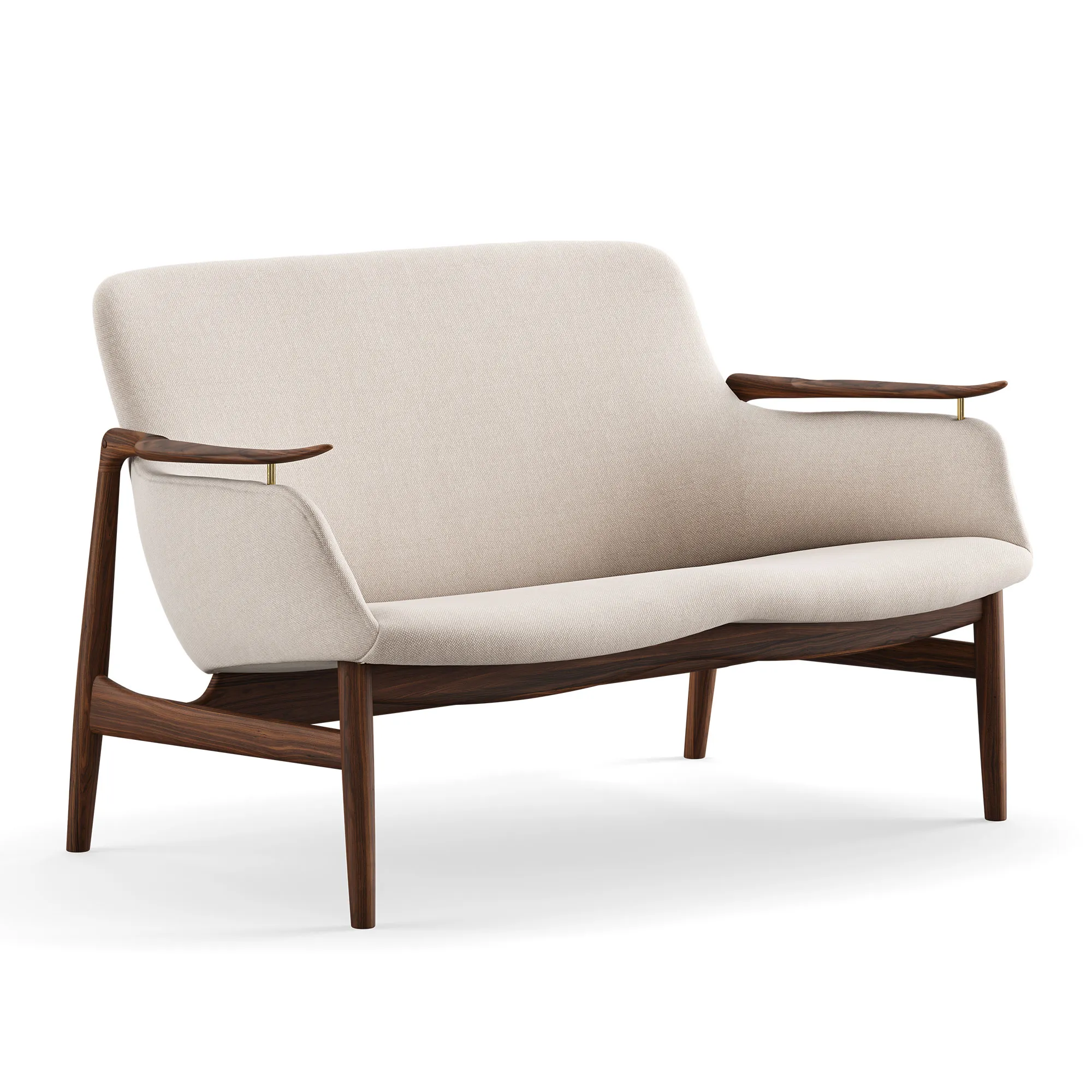53 sofa Walnut - 1