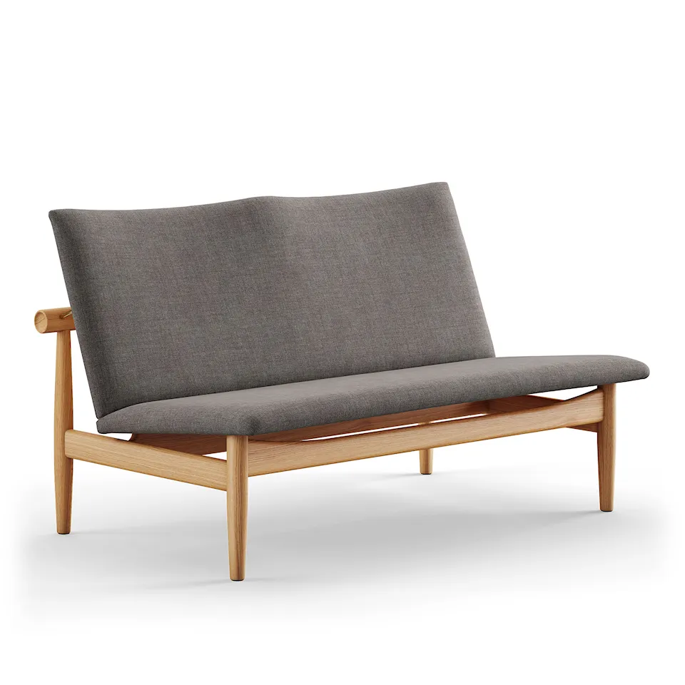 Japan sofa 2-sits Dark oiled oak