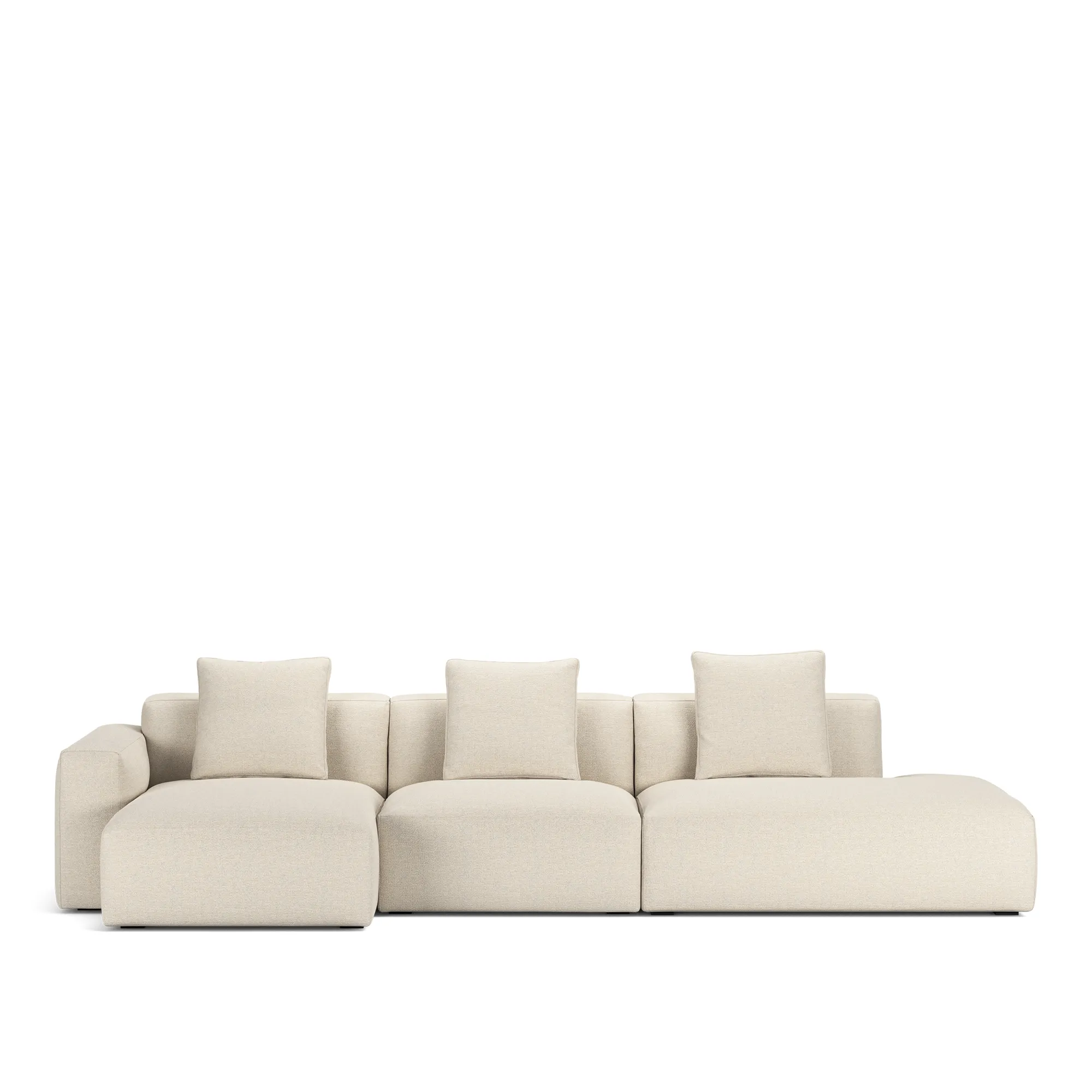 Brick 3-seters sofa sjeselong åpen ende høyre - 10