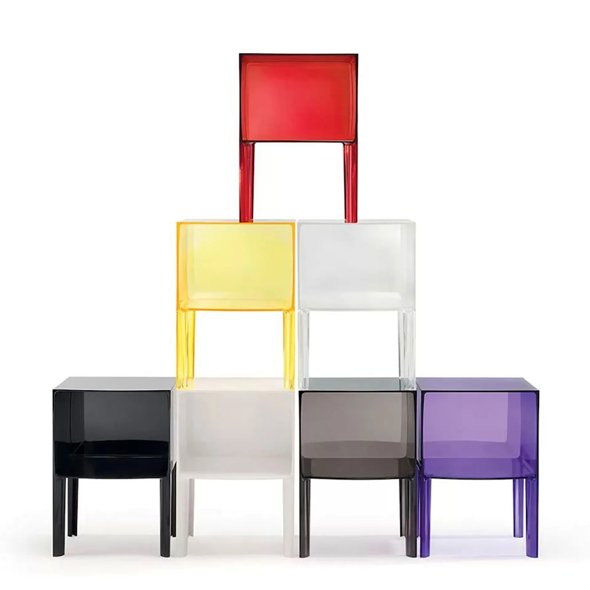 Small Ghost Buster Night Table - Kartell - Philippe Starck - NO GA