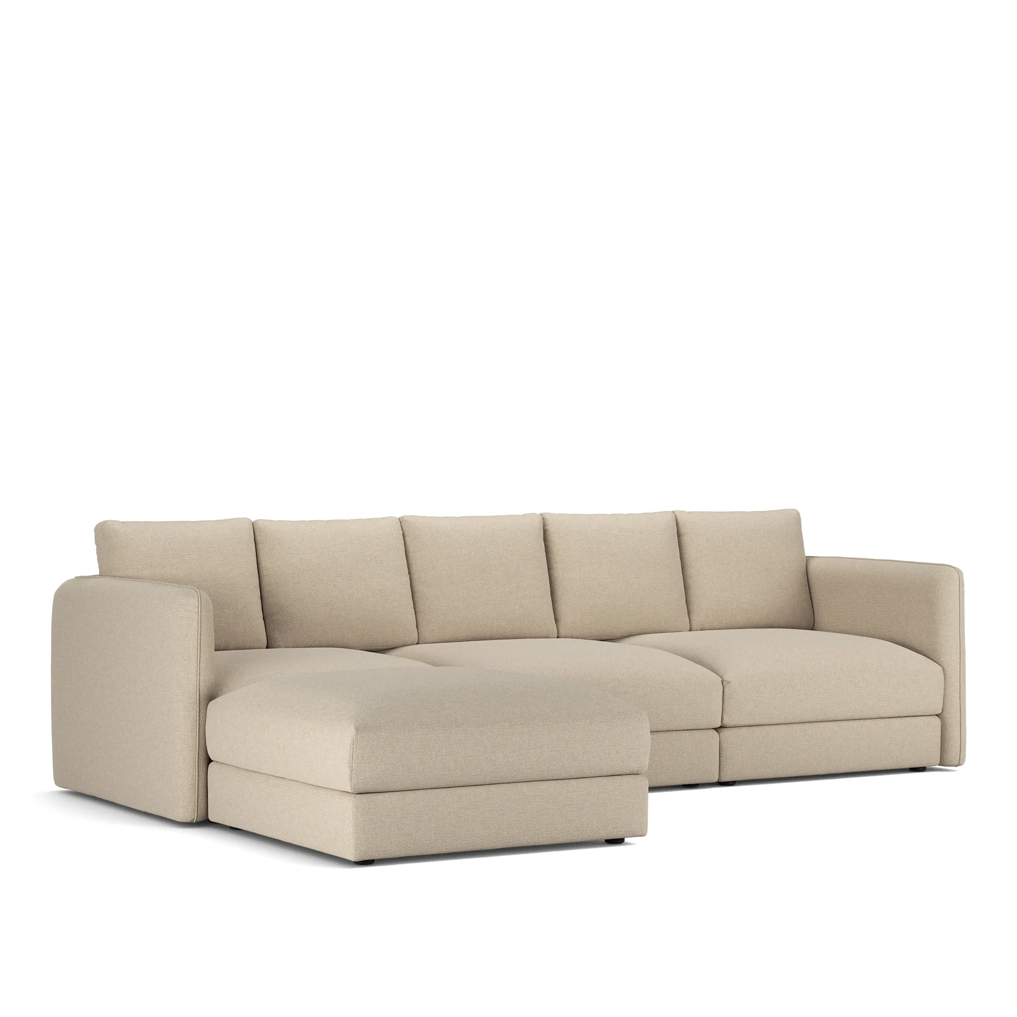 Pavarotti 02 3-seters sofa med fotskammel - 4